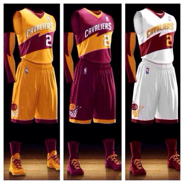 cleveland cavaliers new uniforms